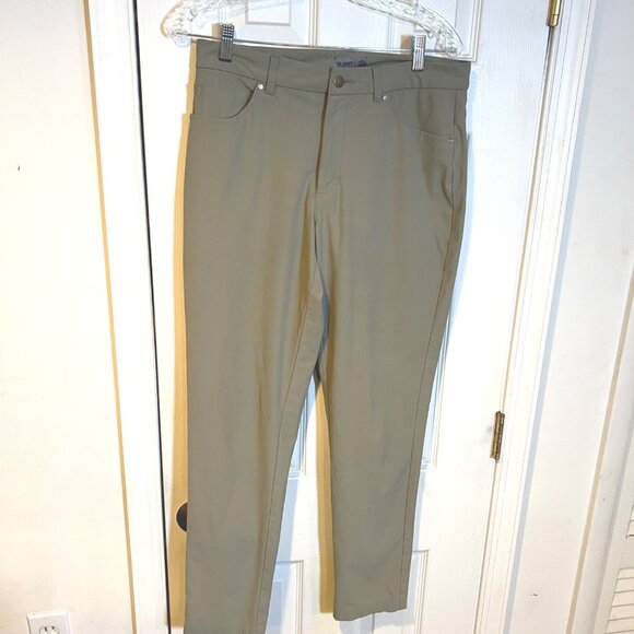 VRST Men’s Tech Pants Stone Size 32 Tapered Leg Business Casual - Picture 1 of 11